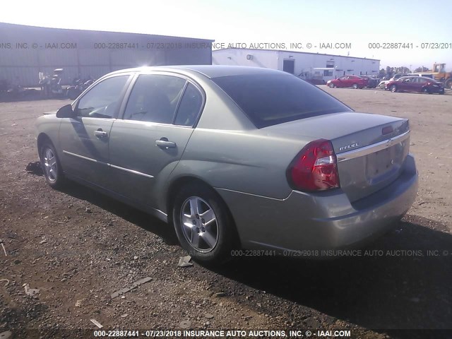 1G1ZT52885F263199 - 2005 CHEVROLET MALIBU LS GREEN photo 3