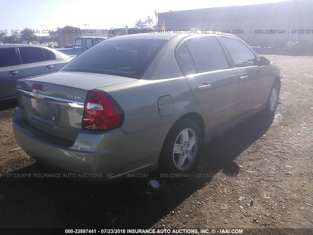 1G1ZT52885F263199 - 2005 CHEVROLET MALIBU LS GREEN photo 4