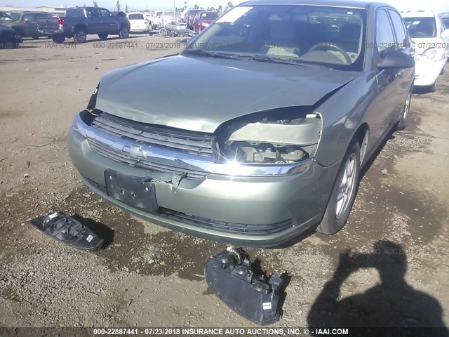 1G1ZT52885F263199 - 2005 CHEVROLET MALIBU LS GREEN photo 6