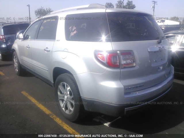 1GKKRRKD0DJ216874 - 2013 GMC ACADIA SLT-1 Srebrny zdjęcie 3