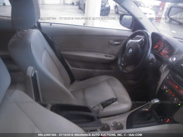 WBAUP7C53DVP24588 - 2013 BMW 128 I GRAY photo 5