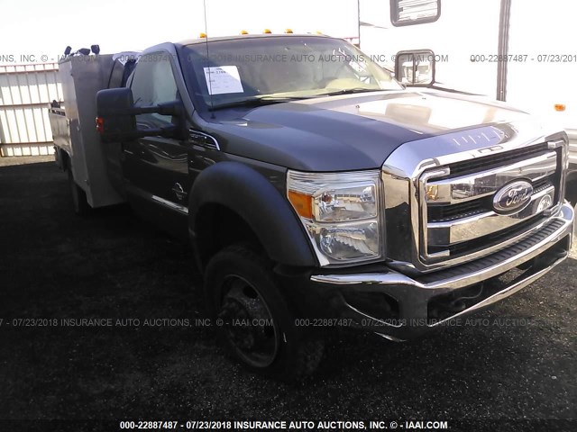 1FD0W5HT7BEA44590 - 2011 FORD F550 SUPER DUTY GRAY photo 1