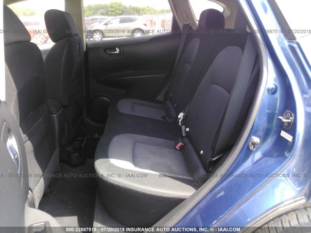 JN8AS58T88W017958 - 2008 NISSAN ROGUE S/SL BLUE photo 8