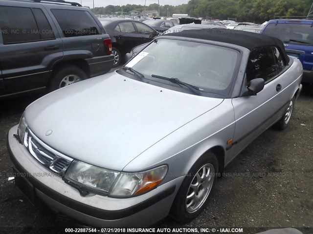 YS3DD78H1Y7004756 - 2000 SAAB 9-3 SILVER photo 2