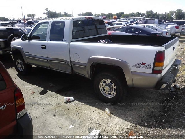 1GCGK29U6XE143252 - 1999 CHEVROLET SILVERADO K2500 WHITE photo 3