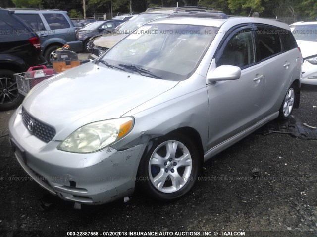 2T1KR32E63C061176 - 2003 TOYOTA COROLLA MATRIX XR SILVER photo 2