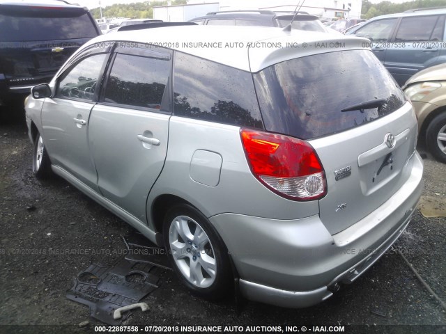 2T1KR32E63C061176 - 2003 TOYOTA COROLLA MATRIX XR SILVER photo 3