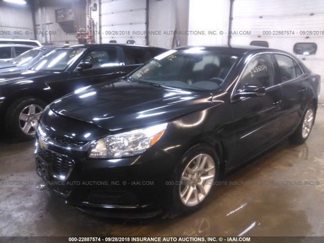 1G11C5SL4EF256235 - 2014 CHEVROLET MALIBU 1LT შავი ფოტო 2