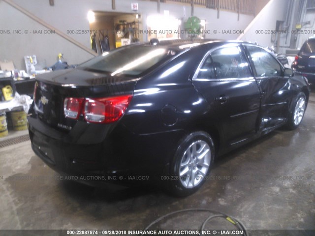 1G11C5SL4EF256235 - 2014 CHEVROLET MALIBU 1LT შავი ფოტო 4