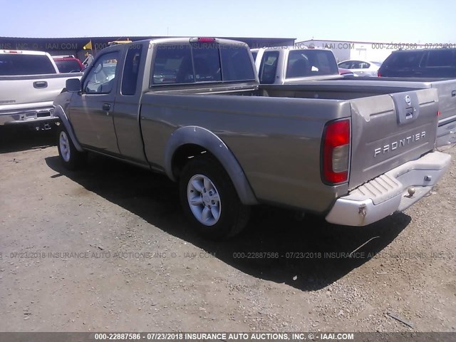 1N6DD26S62C344473 - 2002 NISSAN FRONTIER KING CAB XE GOLD photo 3