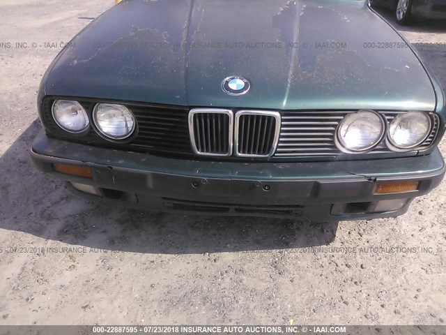 WBABB2319NEC29824 - 1992 BMW 325 IC AUTOMATIC GREEN photo 6