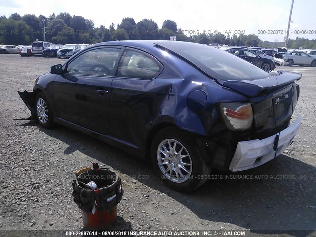 JTKDE177X70201502 - 2007 TOYOTA SCION TC 蓝色 照片 3
