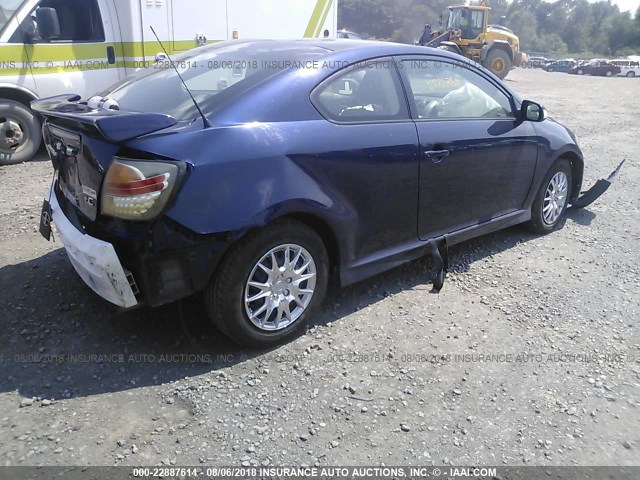 JTKDE177X70201502 - 2007 TOYOTA SCION TC 蓝色 照片 4
