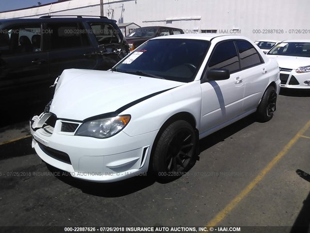 JF1GD67606G521659 - 2006 SUBARU IMPREZA 2.5I WHITE photo 2