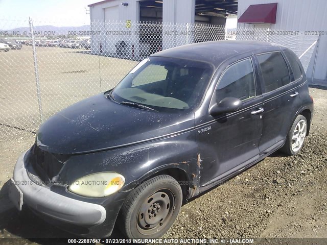 3C4FY48B82T261317 - 2002 CHRYSLER PT CRUISER CLASSIC BLACK photo 2