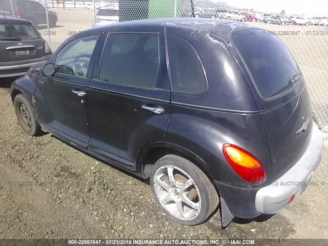 3C4FY48B82T261317 - 2002 CHRYSLER PT CRUISER CLASSIC 黑色 照片 3