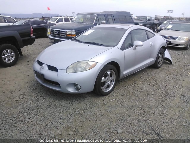 4A3AK34T66E016622 - 2006 MITSUBISHI ECLIPSE GT SILVER photo 2