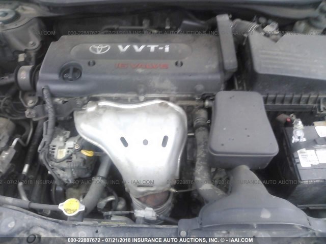 4T1BE46K38U223109 - 2008 TOYOTA CAMRY CE/LE/XLE/SE BLACK photo 10