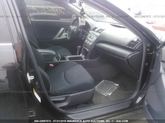 4T1BE46K38U223109 - 2008 TOYOTA CAMRY CE/LE/XLE/SE BLACK photo 5