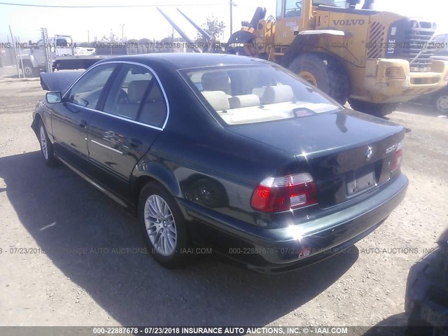 WBADT63443CK43367 - 2003 BMW 530 I AUTOMATIC GREEN photo 3