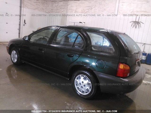 1G8ZH8287VZ139234 - 1997 SATURN SW1 GREEN photo 3