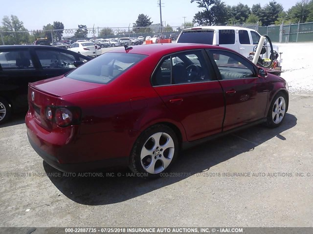 3VWBJ71K38M057023 - 2008 VOLKSWAGEN GLI წითელი ფოტო 4