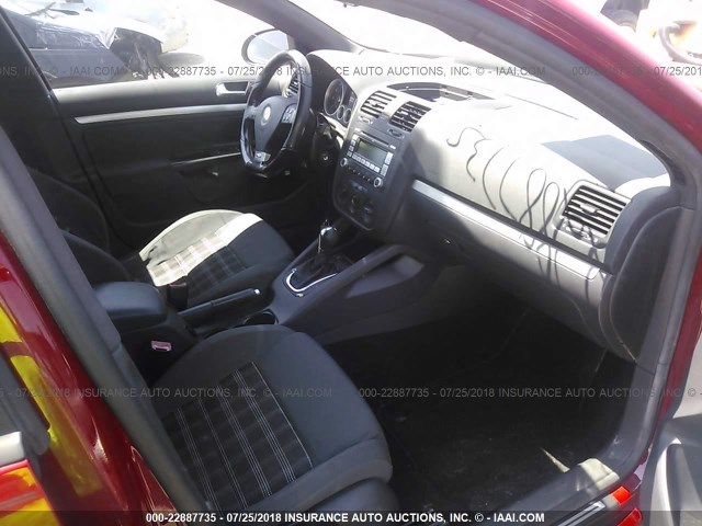 3VWBJ71K38M057023 - 2008 VOLKSWAGEN GLI წითელი ფოტო 5