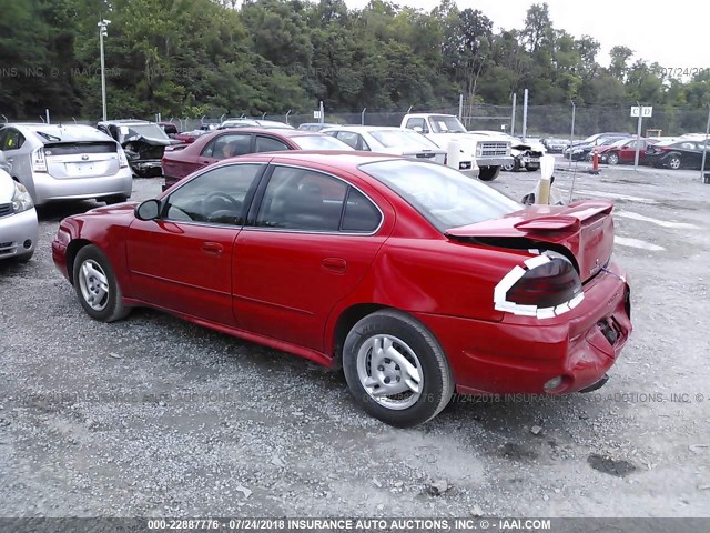 1G2NF52E74C254971 - 2004 PONTIAC GRAND AM SE1 RED photo 3