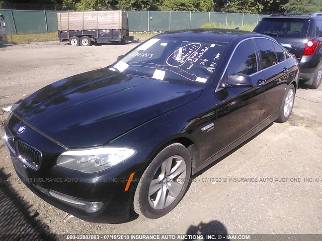 WBAXH5C50CDW07604 - 2012 BMW 528 XI BLACK photo 2