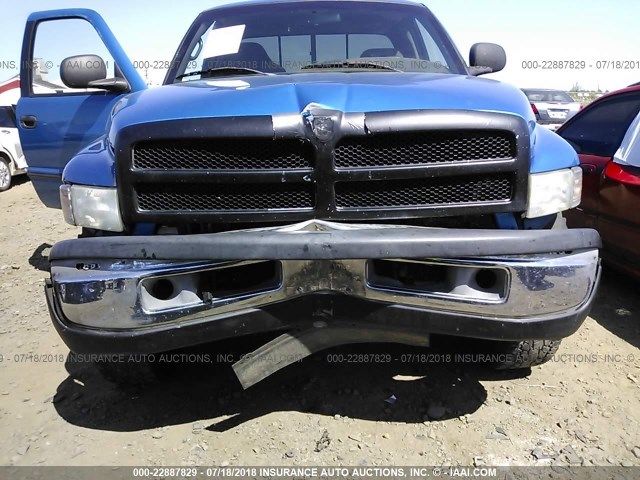 1B7KF2367XJ613854 - 1999 DODGE RAM 2500 BLUE photo 6