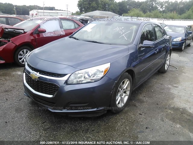 1G11C5SL3FF299949 - 2015 CHEVROLET MALIBU 1LT ლურჯი ფოტო 2