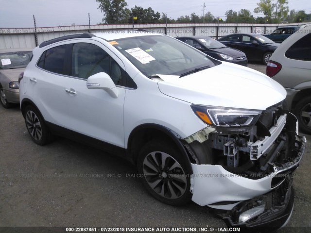 KL4CJCSBXHB040204 - 2017 BUICK ENCORE ESSENCE WHITE photo 1