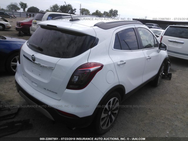 KL4CJCSBXHB040204 - 2017 BUICK ENCORE ESSENCE WHITE photo 4