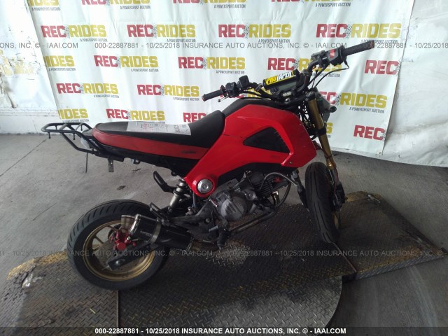 MLHJC611XE5001945 - 2014 HONDA GROM 125 RED photo 4