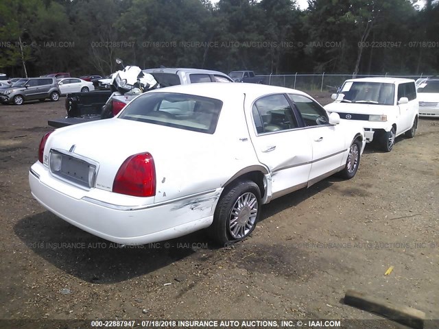 1LNHM82W27Y627281 - 2007 LINCOLN TOWN CAR SIGNATURE LIMITED WHITE photo 4