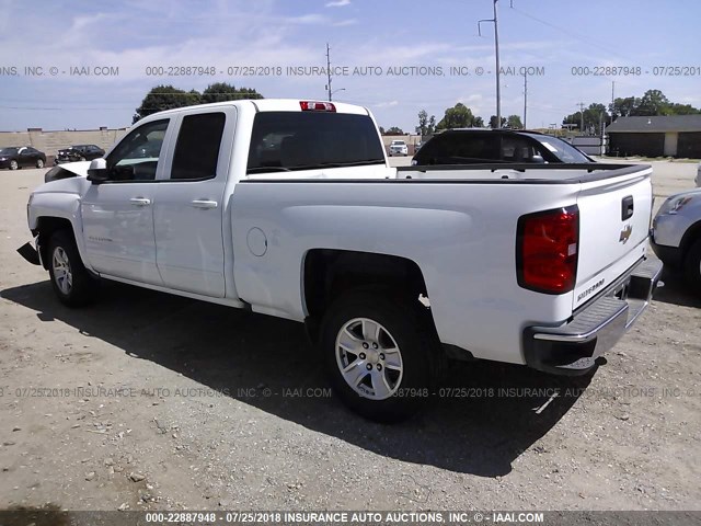 1GCRCREH0JZ159373 - 2018 CHEVROLET SILVERADO C1500 LT WHITE photo 3