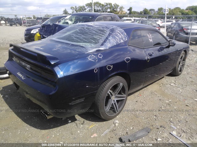 2C3CDYBT0DH565233 - 2013 DODGE CHALLENGER R/T PURPLE photo 4