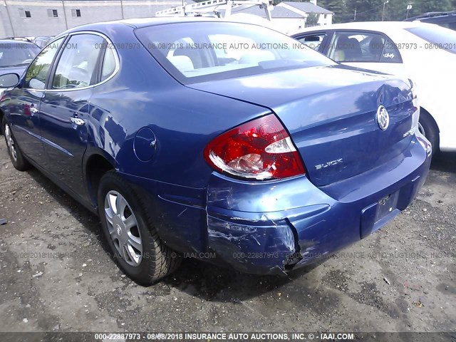 2G4WC582561121023 - 2006 BUICK LACROSSE CX BLUE photo 6