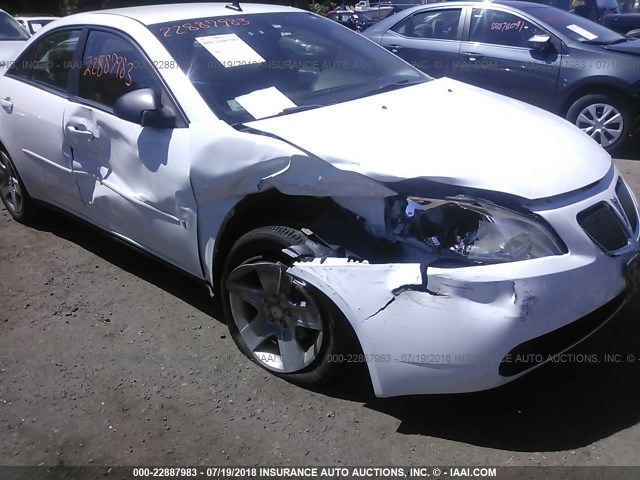 1G2ZG57B094207442 - 2009 PONTIAC G6 WHITE photo 6