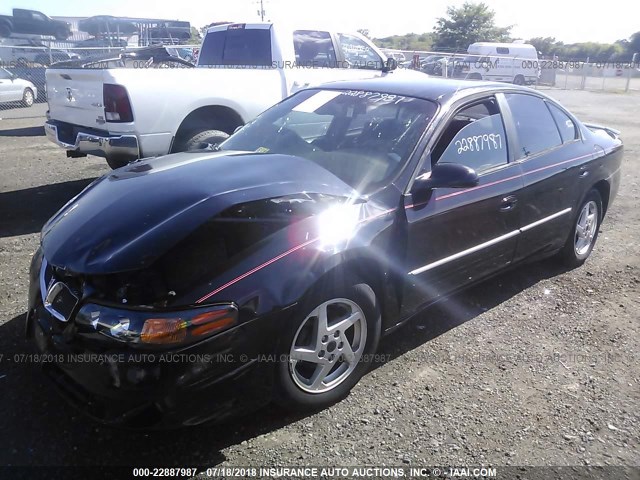 1G2HX52K74U212343 - 2004 PONTIAC BONNEVILLE SE BLACK photo 2