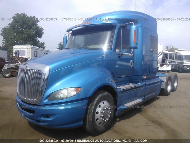 3HSCUSJR6AN191840 - 2010 INTERNATIONAL PROSTAR PREMIUM  BLUE photo 2