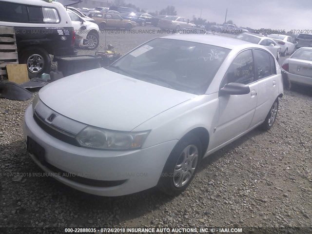 1G8AJ52F94Z196211 - 2004 SATURN ION LEVEL 2 WHITE photo 2