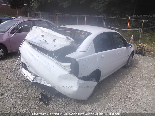 1G8AJ52F94Z196211 - 2004 SATURN ION LEVEL 2 WHITE photo 4