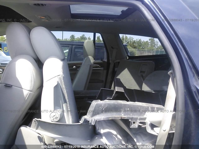 5GAKVBED8BJ410013 - 2011 BUICK ENCLAVE CXL მუქი ლურჯი ფოტო 8