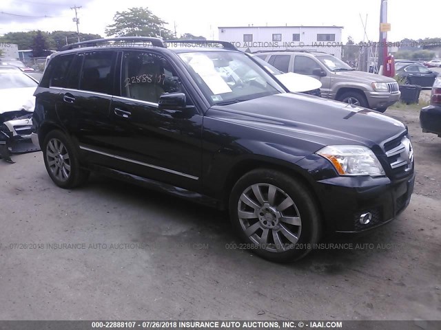 WDCGG8HB0AF471069 - 2010 MERCEDES-BENZ GLK 350 4MATIC BLACK photo 1