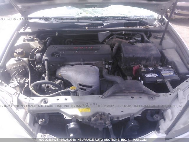 4T1BE32K12U089904 - 2002 TOYOTA CAMRY LE/XLE/SE Gümüş foto 10