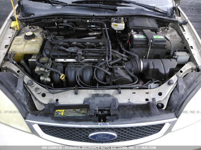 1FAFP34NX7W130782 - 2007 FORD FOCUS ZX4/S/SE/SES 棕色 照片 10