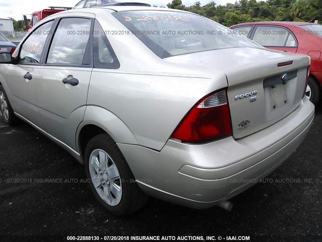 1FAFP34NX7W130782 - 2007 FORD FOCUS ZX4/S/SE/SES TAN photo 6