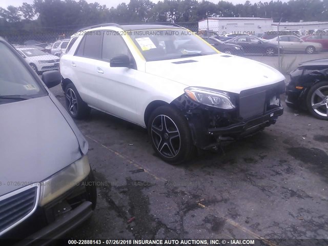 4JGDA5HB6JB077636 - 2018 MERCEDES-BENZ GLE 350 4MATIC WHITE photo 1