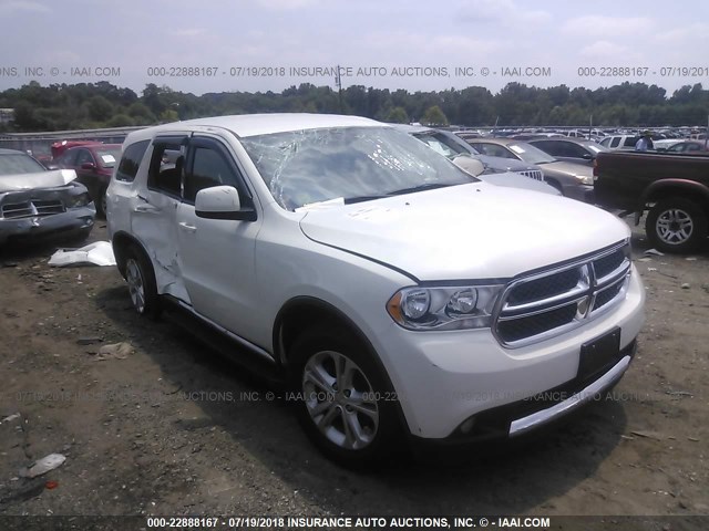 1D4RD2GG9BC708584 - 2011 DODGE DURANGO EXPRESS WHITE photo 1